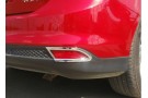 Хромированные накладки на задние ПТФ Ford Focus 3 2011-2015 B